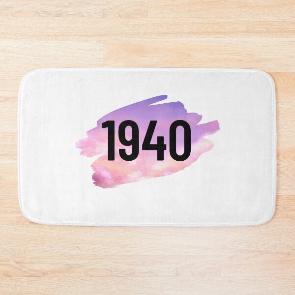 Item preview, 1940 text cloudy pink purple golden background designed and sold by ZoesAttic.