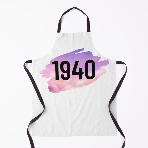 Item preview, 1940 text cloudy pink purple golden background designed and sold by ZoesAttic.