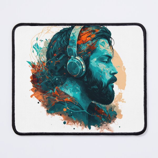 Item preview, Man Listening Music designed and sold by DianaaBoutique.
