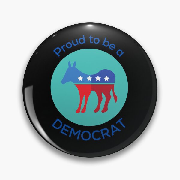 Item preview, Circle Star Donkey proud to be a DEMOCRAT designed and sold by ElLocoMus.