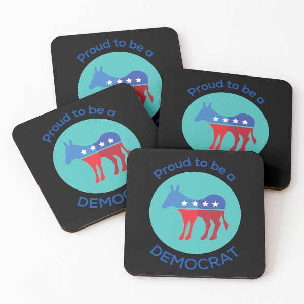 Item preview, Circle Star Donkey proud to be a DEMOCRAT designed and sold by ElLocoMus.