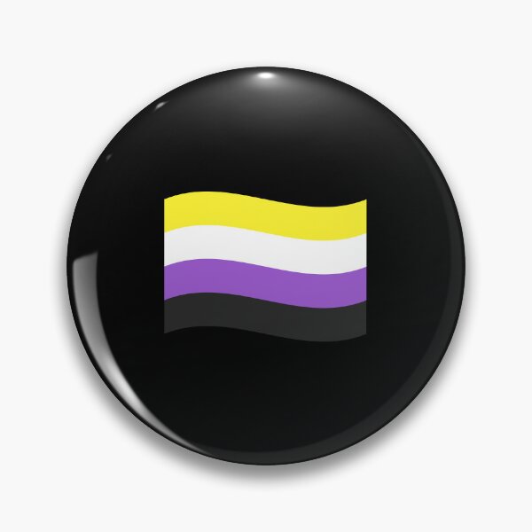 Item preview, Nonbinary Pride Flag Wave Shape designed and sold by chrismanubag.