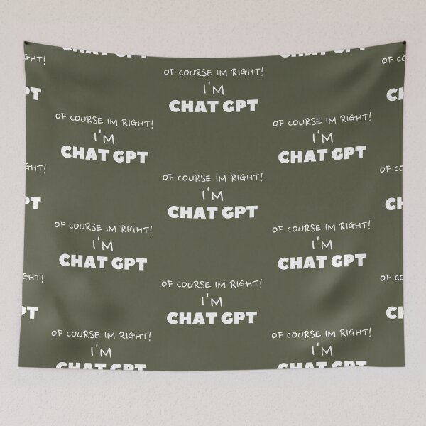 Item preview, The Confident Chat GPT T-Shirt: Because Of Course I'm Right! designed and sold by ChatGPT.