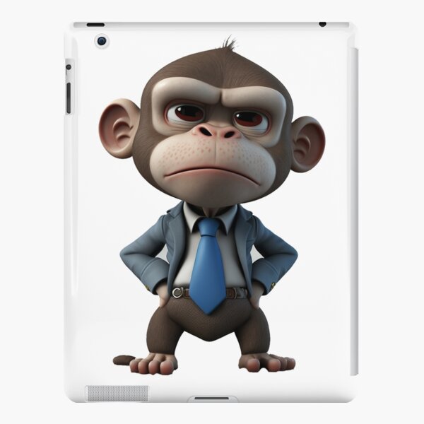 Laughing Monkey Saying Hii iPad Case & Skin for Sale by Ani1111