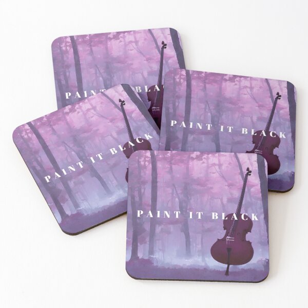 Item preview, Paint it Black designed and sold by ACatinSpace.
