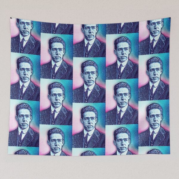Item preview, Niels Bohr Artwork | Niels Bohr Portrait | Niels Bohr Wall Art  designed and sold by Suyogsonar25.