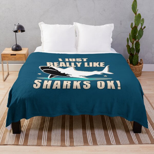 Item preview, I Just Really Like Sharks OK designed and sold by vibeno1.