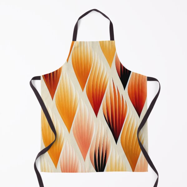 Artikelvorschau, "Adriana" - Watercolor Abstract Painting Stripes Pattern in Yellow, Red, White, Pink, Orange, Cream, entworfen und verkauft von HiArtify ❤️.