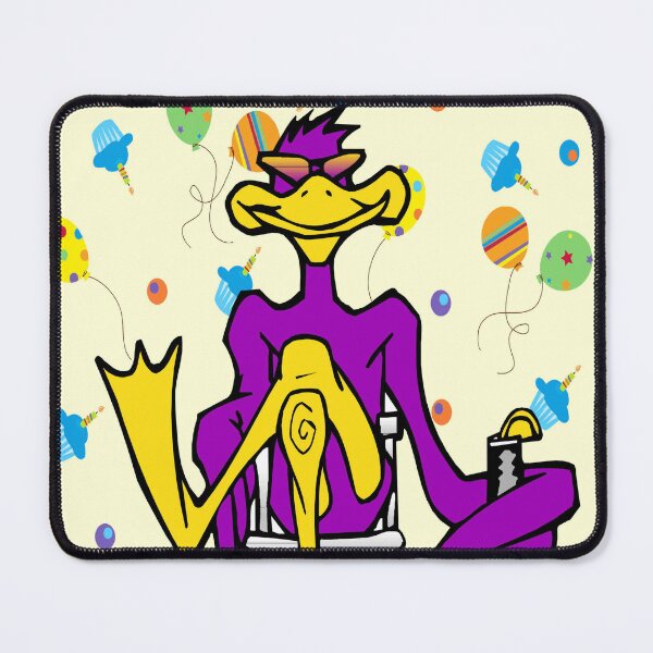Item preview, COOL DUCK : Cartoon Celebrating with Balloons and Muffins Print designed and sold by posterbobs.