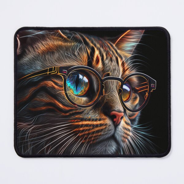 Item preview, Cat with glasses designed and sold by BNZ3.