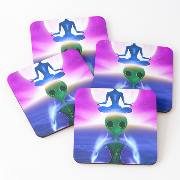 Item preview, Trippy alien meditation in space designed and sold by Neo-Expression.