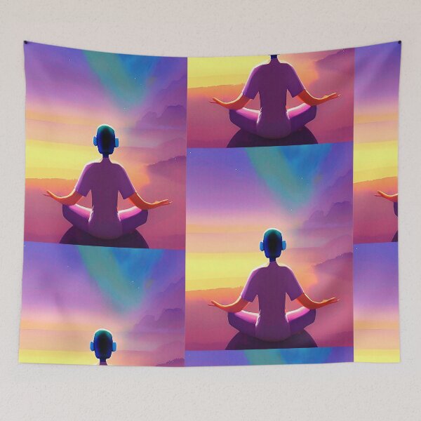 Item preview, Trippy meditation in space designed and sold by Neo-Expression.