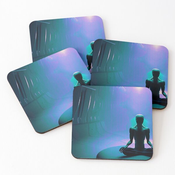 Item preview, Trippy alien meditation in space designed and sold by Neo-Expression.
