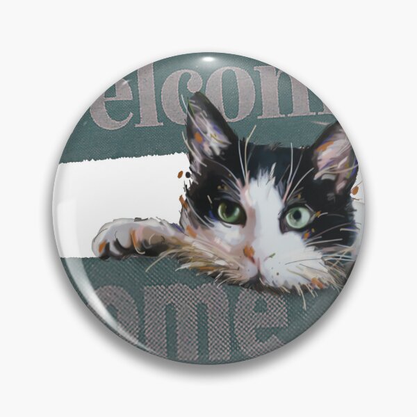 Aperçu de l'œuvre bienvenue à la maison - chat créée et vendue par Gubolas.