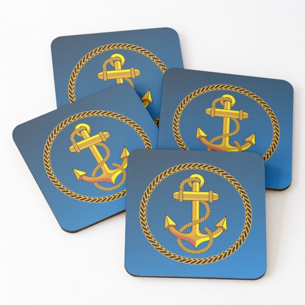 Item preview, Gold Anchor circled logo designed and sold by TheRightHonMP.