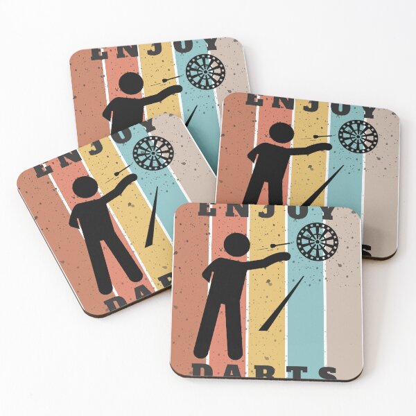 Item preview, Enjoy Darts, Dart Throwing Sports, Bullseye, Retro Vintage designed and sold by efenem.