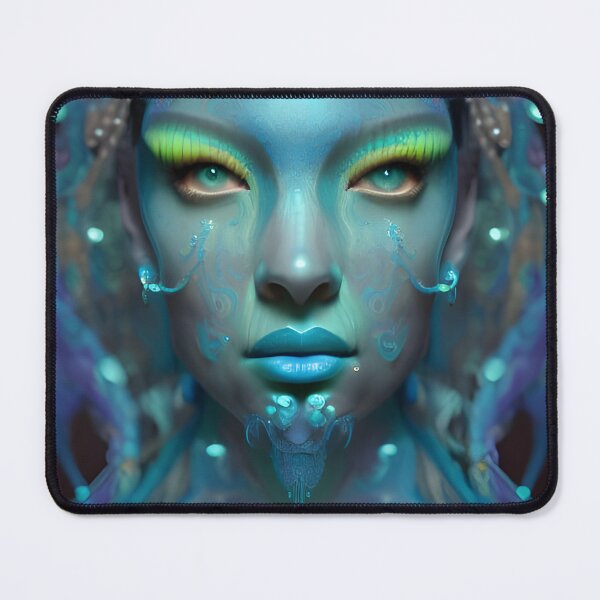 Item preview, Jellyfish. Na’vi goddess. Turquoise green Eyes. Beautiful fabulous girl. Mermaid designed and sold by Olga Nagornaya.