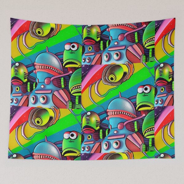 Item preview, Pop art surrealism characters. Colorful designed and sold by Neo-Expression.