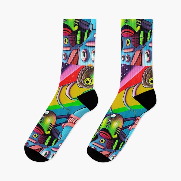 Item preview, Pop art surrealism characters. Colorful designed and sold by Neo-Expression.