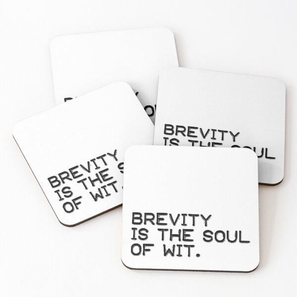 Item preview, Brevity is the soul of wit (black) designed and sold by didijuca.