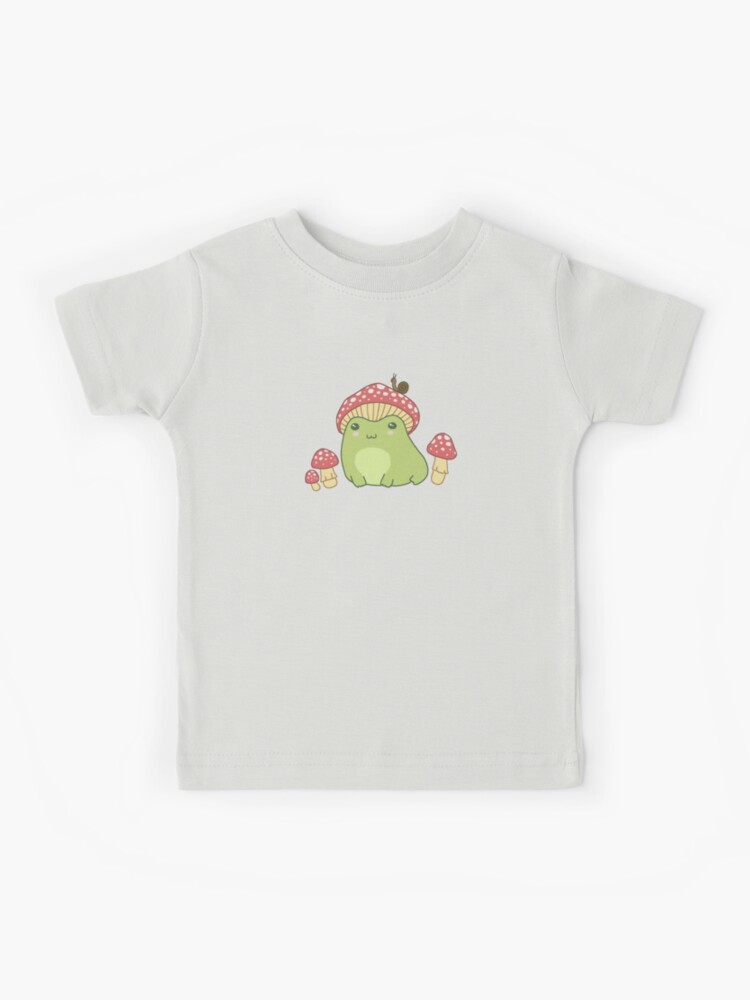 Cute Frog Toad Animal Mushroom Lover Gifts for Men Women Kid T-Shirt Frog Lover Shirt Frog and Toad Mushroom Shirt Frog Lover Animal Tshirt Asphalt /