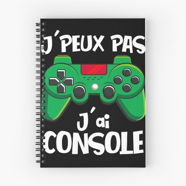 Aperçu de l'œuvre J'Peux Pas J'ai Console idée cadeau ado garçon créée et vendue par thegoodplan.