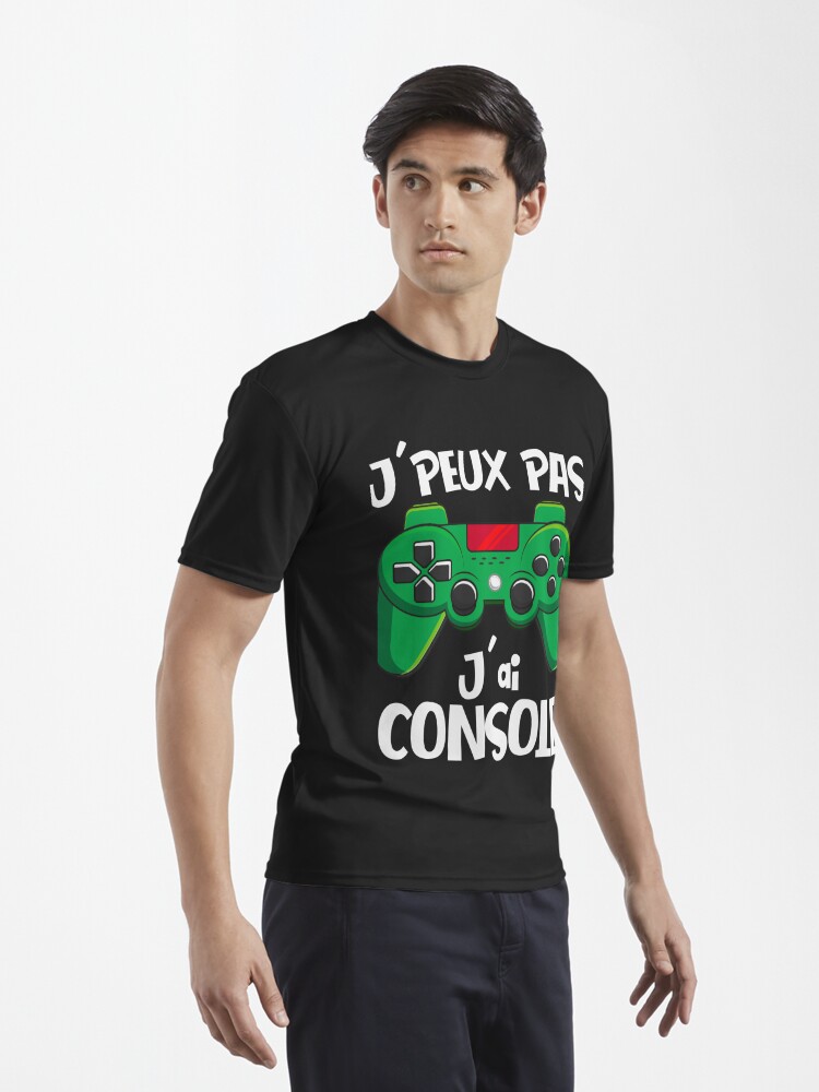 J'Peux Pas J'ai Console idee cadeau ado garçon Active T-Shirt for Sale by  thegoodplan