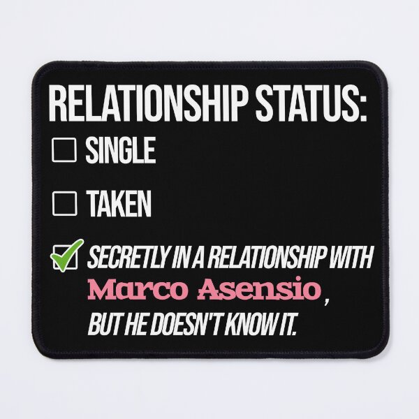 Item preview, Marco Asensio - Relationship designed and sold by 2Girls1Shirt.