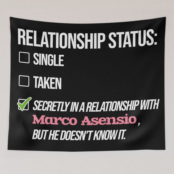 Item preview, Marco Asensio - Relationship designed and sold by 2Girls1Shirt.