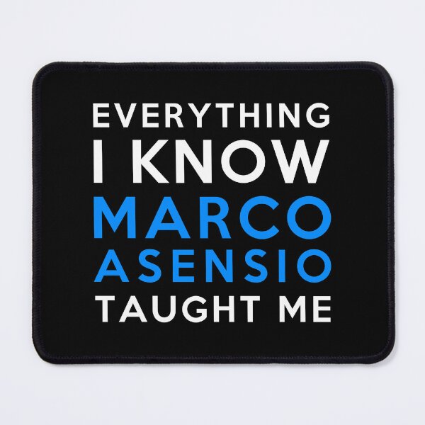 Item preview, Marco Asensio - Everything i know designed and sold by 2Girls1Shirt.