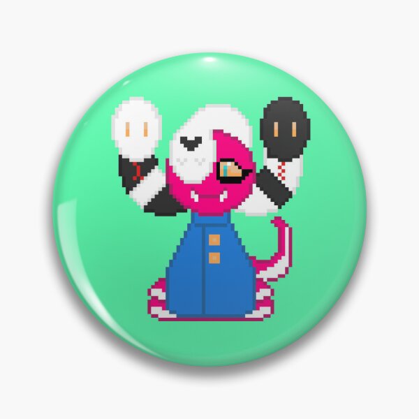 Item preview, cute monster medusa pixel art designed and sold by Mirumix9.