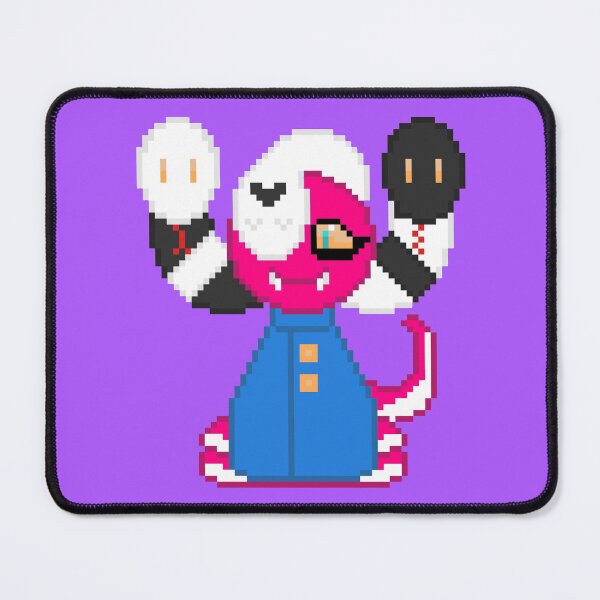 Item preview, cute monster medusa pixel art designed and sold by Mirumix9.