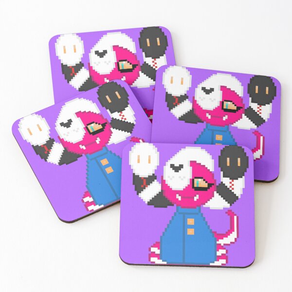 Item preview, cute monster medusa pixel art designed and sold by Mirumix9.