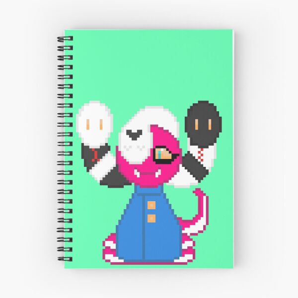 Item preview, cute monster medusa pixel art designed and sold by Mirumix9.
