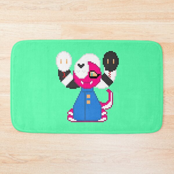 Item preview, cute monster medusa pixel art designed and sold by Mirumix9.