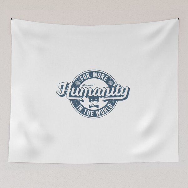 Item preview, Retro label with a worn look for more humanity designed and sold by U-WESTDESIGN.