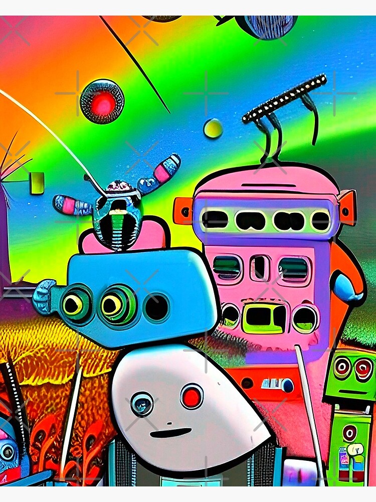 "Colorful pop art surrealism" Poster for Sale by NeoExpression Redbubble