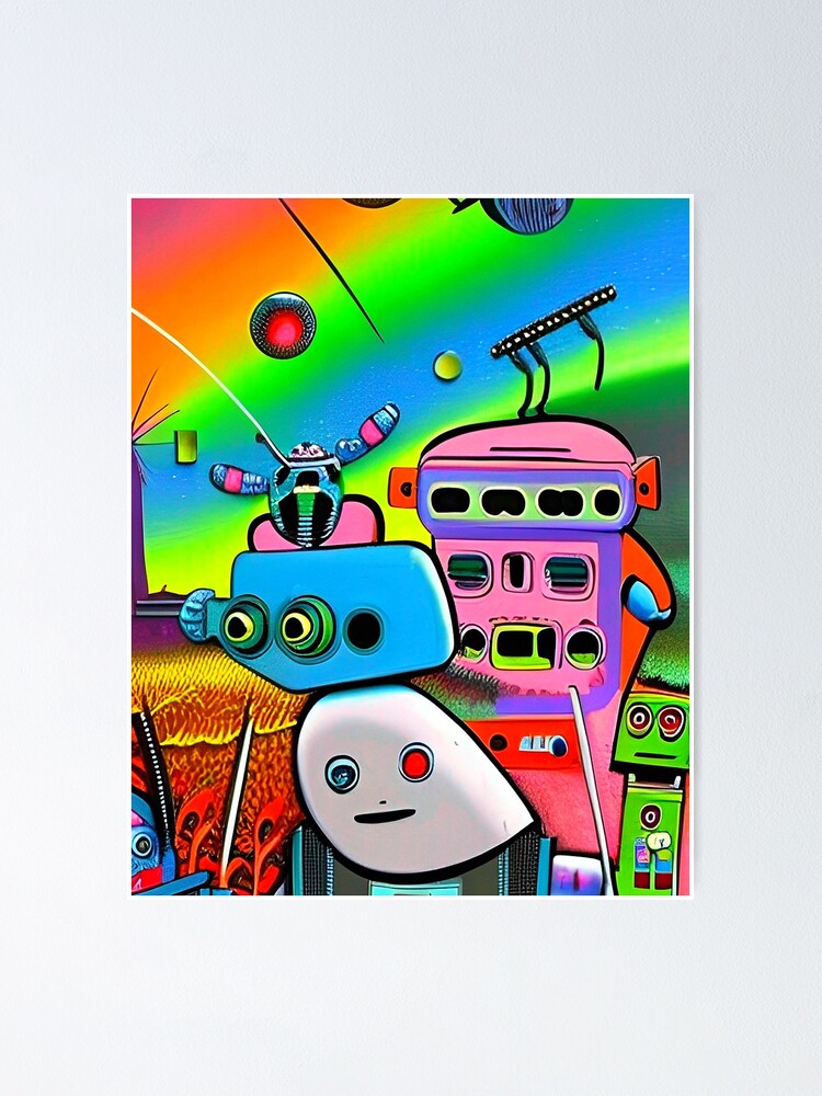 "Colorful pop art surrealism" Poster for Sale by NeoExpression Redbubble