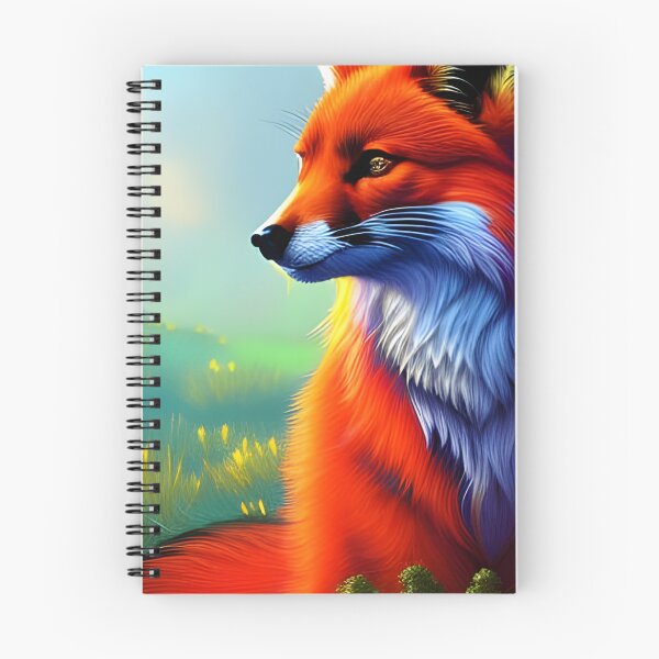 Artikelvorschau, Rotfuchs, AI generierte Kunst entworfen und verkauft von ACC .
