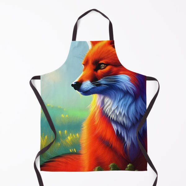 Artikelvorschau, Rotfuchs, AI generierte Kunst entworfen und verkauft von ACC .