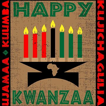 Artwork thumbnail, Happy Kwanzaa by EthosWear