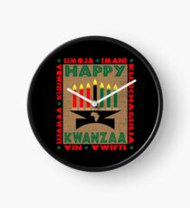 Happy Kwanzaa Clock