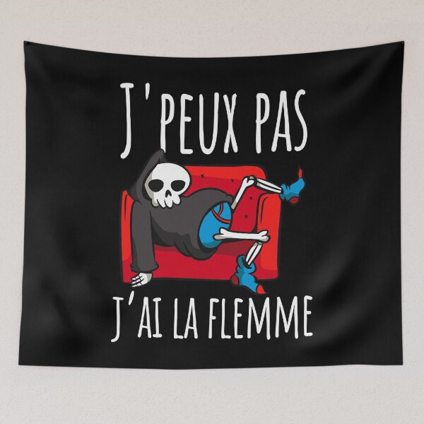 Item preview, J'Peux Pas J'ai la Flemme  designed and sold by thegoodplan.