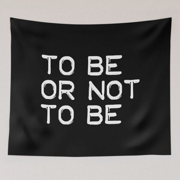 Item preview, To be or not to be 2 (white) designed and sold by didijuca.