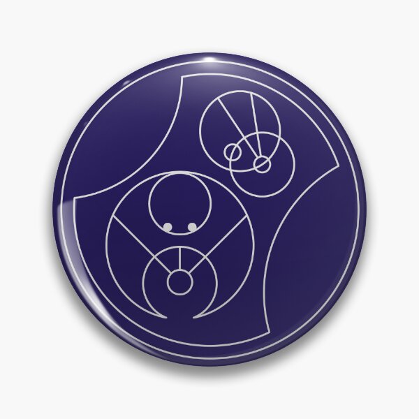 Item preview, F#*£  You in circular gallifreyan (blue) designed and sold by Ukuleledoodle.