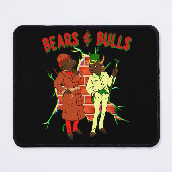 Item preview, Bears and Bulls On Wall Street Vintage New Age Mix designed and sold by tradeculture143.