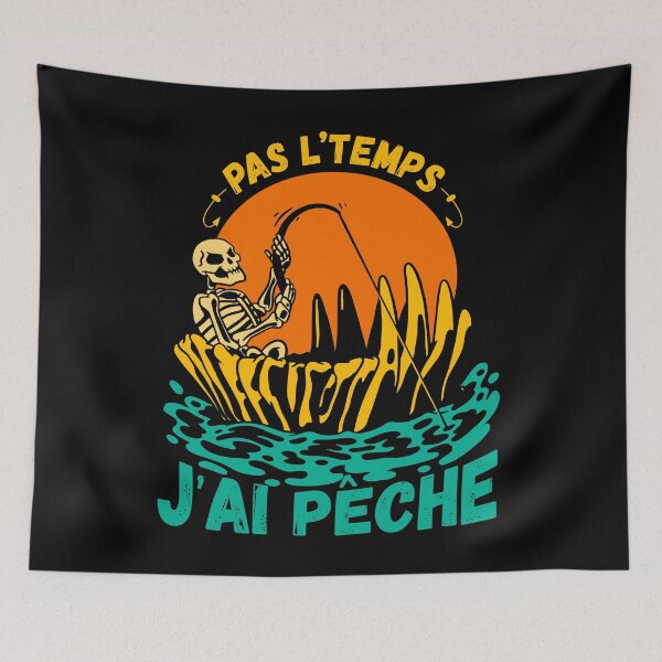 Artikelvorschau, Pas L'Temps J'ai Pêche cadeau papa pecheur entworfen und verkauft von thegoodplan.