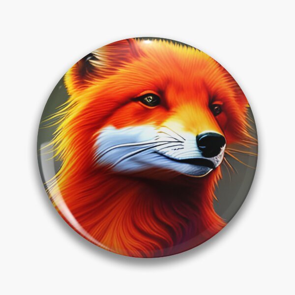 Artikelvorschau, Red Fox 2, AI-generierte Kunst entworfen und verkauft von ACC .