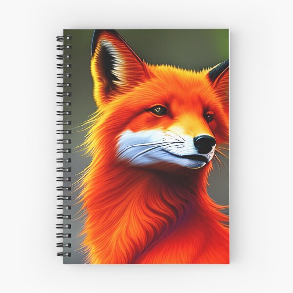 Artikelvorschau, Red Fox 2, AI-generierte Kunst entworfen und verkauft von ACC .