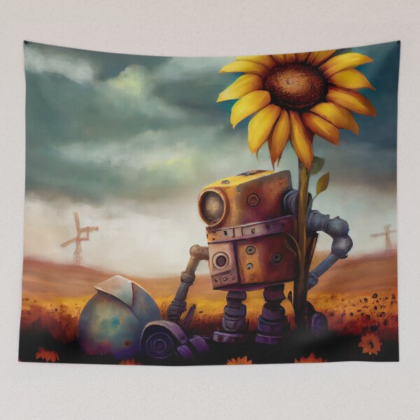 Item preview, A Sad Lonely Lost Robot  designed and sold by Gypsykiss.